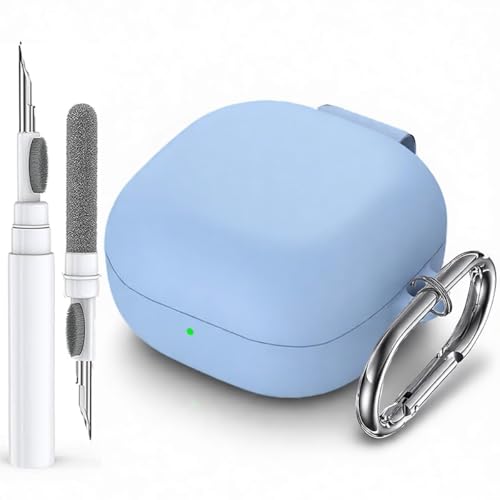 Olytop Galaxy Buds 4 Pro & Buds 4�p�P�[�X�J�o�[ �N���[�i�[�L�b�g�t���A�\�t�g�V���R���ی�J�o�[�X�L�� �L�[�`�F�[���t�� �����Y ���f�B�[�X Galaxy Buds 4/4 Pro 2026 ���C�����X�C���z���A�N�Z�T���[�A