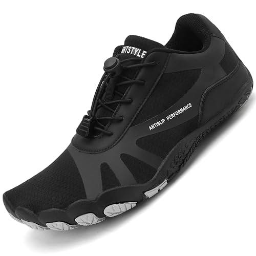 Zapatos Descalzos Para Hombre Y Mujer, Zapatos Cómodos, Ligeros, Para Fitness, Deporte, Trail Running, Antideslizantes, Para Deportes Acuáticos, Zapatos De Playa, Tallas 36-47 Eu, 828 Negro, 41 Eu