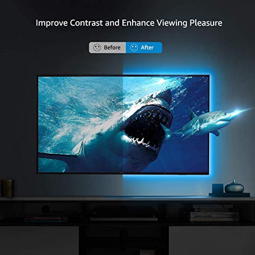 Le Led Strip Lights For Tv,6.56Ft Rgb Color Changing Tv Backlights With Remote, Christmas Gifts For Men & Women, Usb Powered Bias Lighting For 32-65 Inch Tv, Pc, Mirror, Home, Wall Decorations #TOP1