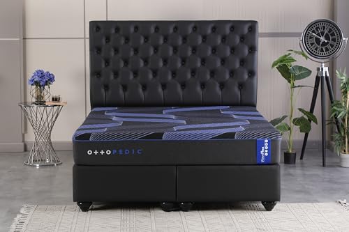Ottomanson 10" Twin XL Medium Firm Mattress – High Density Foam Comfort & Support – Calm & Breathable Sleep – Made in USA – CertiPUR-US® Foam & Fiberglass-Free – Bed in a Box