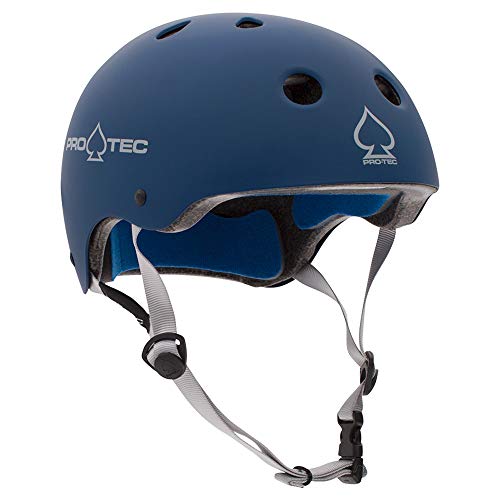 Pro Tec Helmet Classic Certified Casco, Unisex Adulto, Matte Blue, M