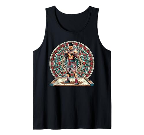 Mexico Aztec Mayan Fighter Mexican Boxing Pride Inka boxer Tank Top