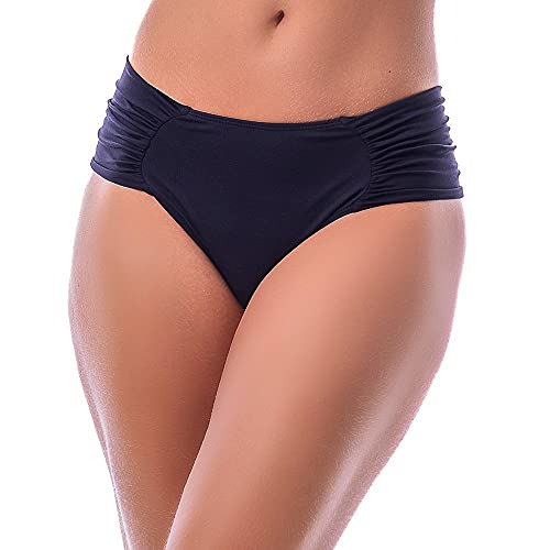 Calcinha de Biquíni Cintura Alta Preto Summer Soul (M)