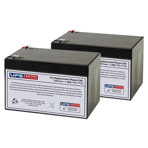 UPS Battery Center Pride Pep Pal (MM222) Replacement Battery Set