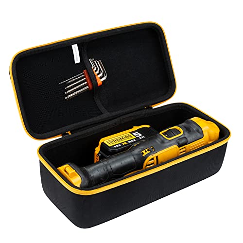 khanka Hard Case for Dewalt Jobsite Pro Water-Resistant Portable Wearable Speaker + Hard Case for DEWALT 20V MAX Right Angle Cordless Drill/Driver DCD740C1 / DCD740B