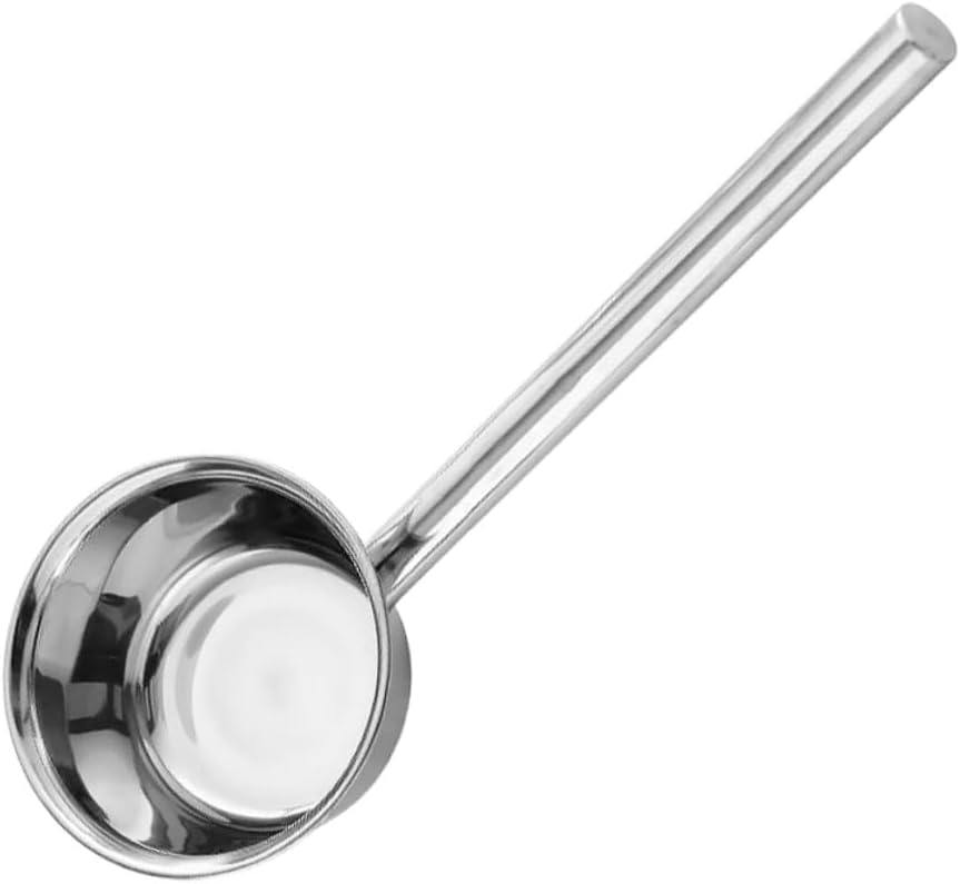 Stainless Steel Water Ladle Long Handle Thickened Scoop Kitchen Utensil Practical Water Spoon for Home Soup Serving