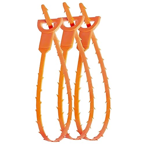 YOIASUGH 3 Pack 25 Inch Drain Snakes