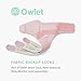 Owlet Accessory Fabric Sock for Smart Sock 2 Baby Monitor (Sensor and Base Station Not Included), Set of 3 (Sizes 1-3), Pink