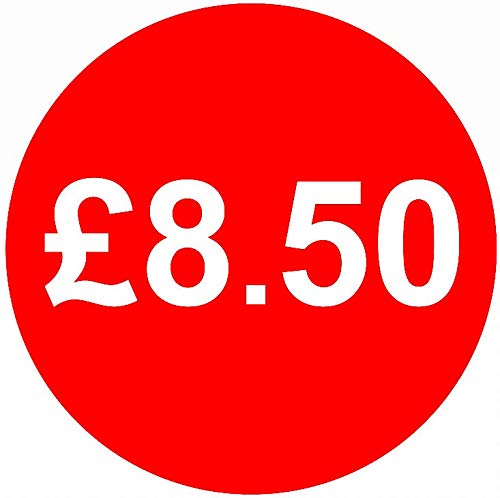 £ Red Price Stickers - 30mm - £8.50, 2000 — image 1