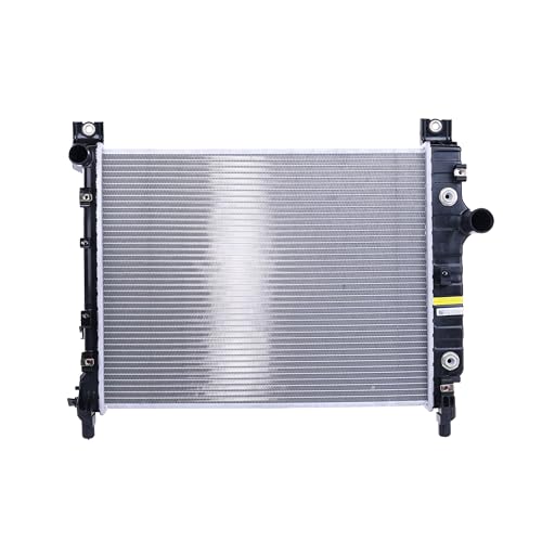 Klimoto Radiator | Compatible with Durango 2000-2003 Dakota 2000-2004 2.5L L4 3.9L V6 4.7L V8 | Compatible with 55056426AA 52028917AB 52028816AC 52028816AD