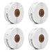 COLORWING 30252 Dymo Labels Replacement for Dymo Address Labels 1 1/8" x 3 1/2" (28 x 89 mm) Compatible with Dymo LabelWriter 450 400 450 Turbo, 4 Roll - 350 Labels per Roll, White