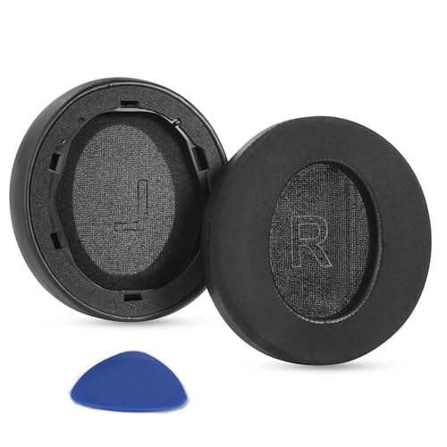 Almohadillas para auriculares con gel refrigerante y espuma viscoelástica, compatibles con Soundcore Space Q30 y Q35 de Anker, tela de seda helada, grosor aumentado (no aptas para S1, Q10, Q20, Q45) miniatura 5