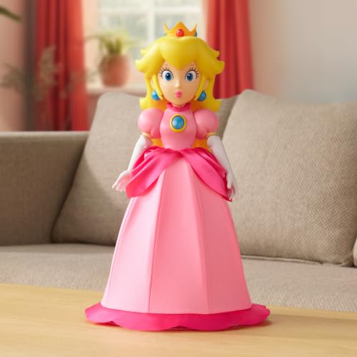 Princesa Peach Super Mario de Jakks Pacific muñeca detallada para regalar a fans 3