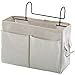 Gcroet Nachtablagefach hängender Speicher Beutel Bett Regal Caddy Tasche Nacht Organizer Korb für Etagenbett Dorm Zimmer (weiß)