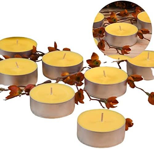AINN - Citronella Tea Light Candles Decorative and Mosquito, Insect and Bug Repellent Candle - Natural Fresh Scent with 4.5 Hour Burn Time, Indoor/Outdoor