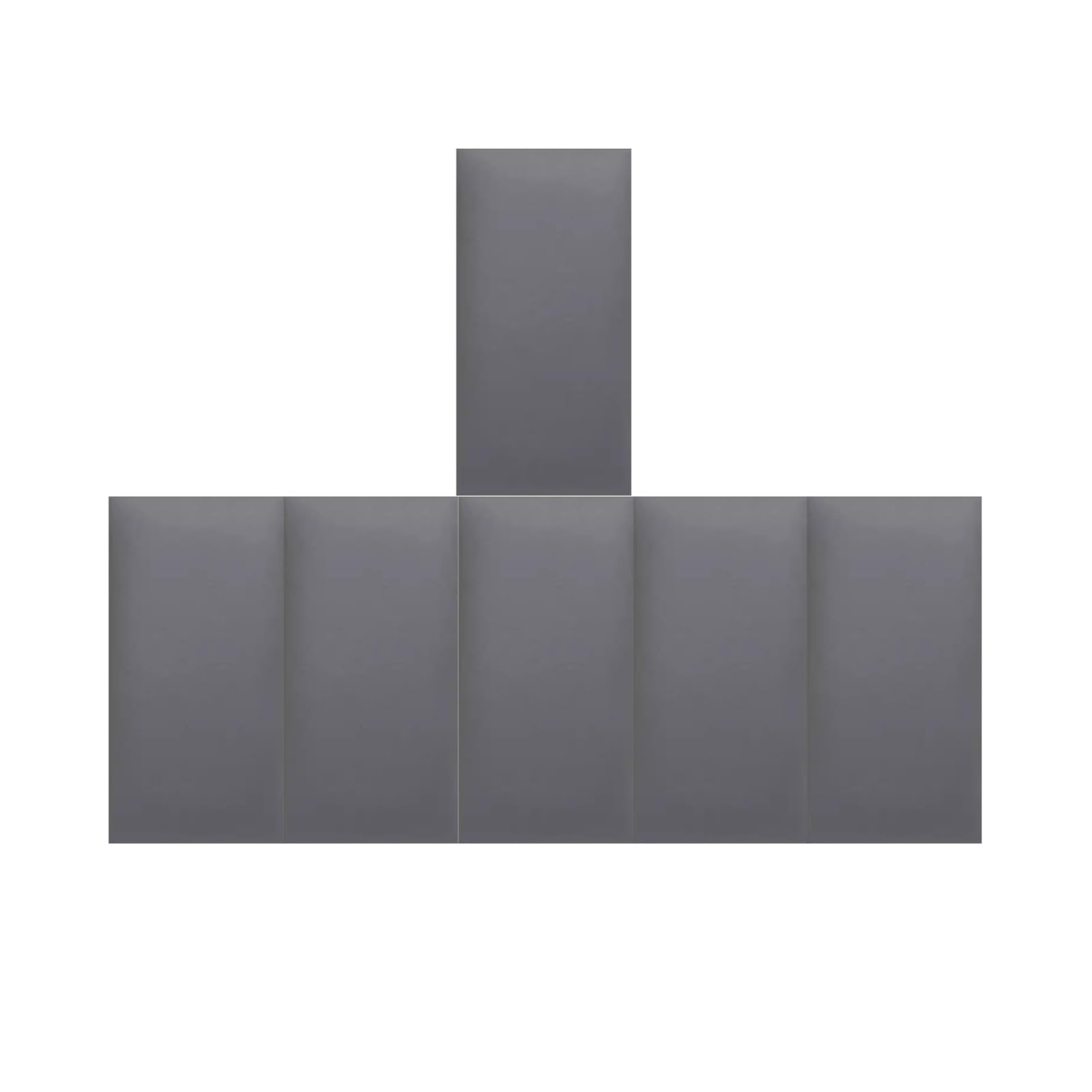 Autocollants muraux anti-collision (lot de 6) rembourrés en tissu pour chambre d'enfant 20x50cm