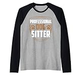 dog sitter professionale cucciolo cani lavoro dog sitting maglia con maniche raglan