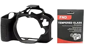 FND Silicone Protective Camera Case Cover Compatible with Nikon Z6 Mark II Black Silicone Cover with Protector