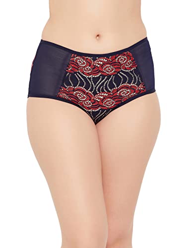 Image of Clovia Women's Pack of 2 Lace High Waist Hipster Panty