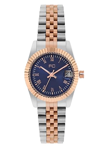 Image of French Connection Stainless Steel Spring-Summer 2023 Analog Blue Dial Women's Watch-Fcn00085B, Band Yellow