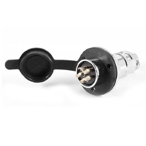 Conector de aviación Aexit GX20-5 5 pines metálico miniatura 1