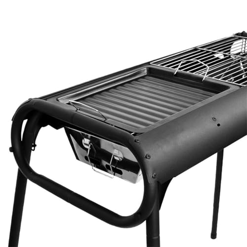 Estufa de barbacoa de acero inoxidable resistente con rejilla de carbón estable 5