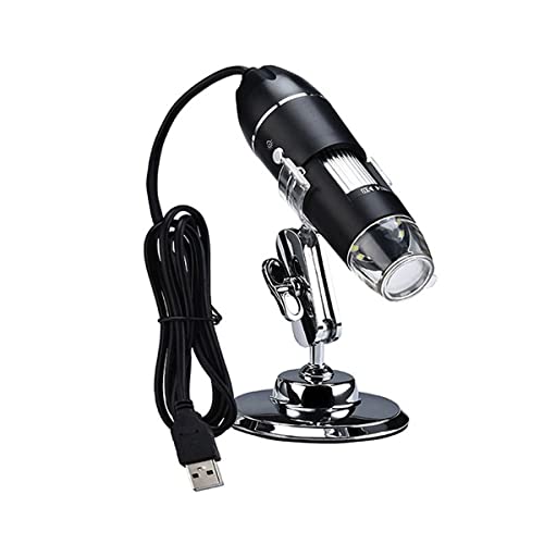 Microscope 1600X 3 in 1 8 LED Handheld Portable Digital Microscope, with Stand