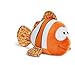 NICI - 45355 - Meerestiere, Korallenfisch, Clownfisch, Claus-Fisch, Plüsch, 15cm