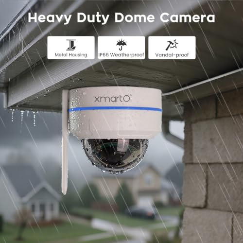 xmartO 4K 8MP Heavy-Duty Wireless PTZ Security Cam Kit,4-Cam 10CH WiFi6 NVR — view 4