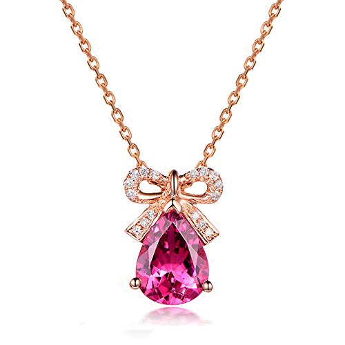 Bijoux en Zircon Nœud Papillon : Cadeau Idéal de Couleur Rose Romantique