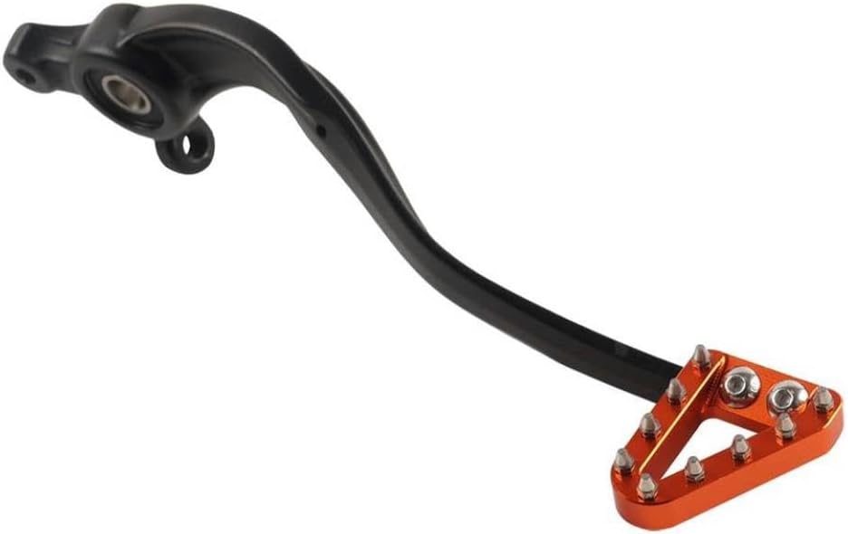 Motorcycle CNC Rear Foot Brake Pedal Lever Compatible with SX F EXC XCW XC F EXC F XCF W 125 150 250 300 350 450 500 2024(Orange)
