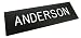 Custom Name Plate for Army Service Uniform ASU - SCRATCH RESISTANT FINISH