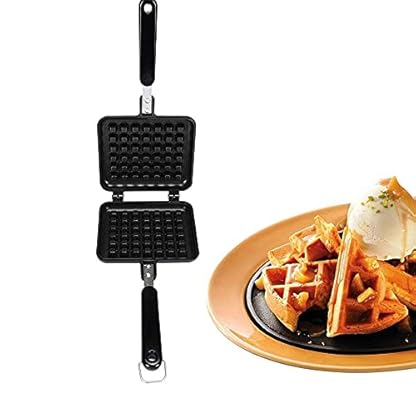 YRHH Waffeleisen-Backwerkzeug Aus Gusseisen Für Waffel-Pressplatte – Bild 8