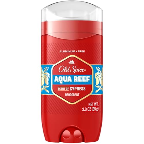 Old Spice Red Zone Deodorant Solid, Aqua Reef 3 oz (Pack of 9)