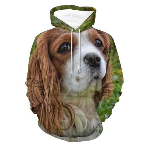 Pull homme femme et sweat à capuche manche longue, le hoody sweat-shirt chien naturel taille S