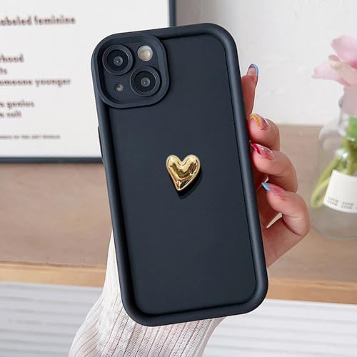 Étui de téléphone avec dragonne iPhone 12 Pro anti-chute en TPU noir