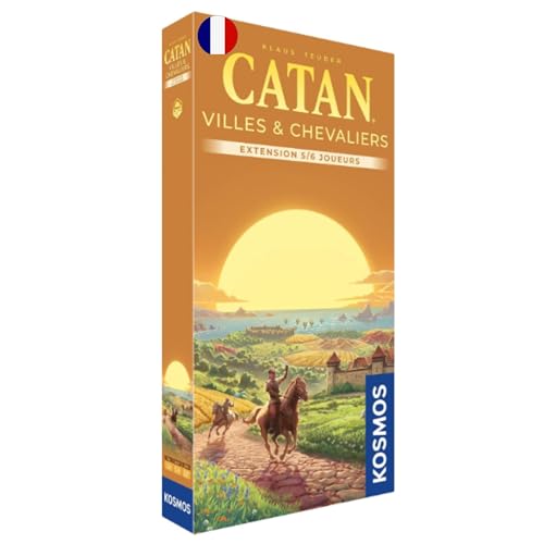Asmodee - Catan Villes et Chevaliers - Extension : 5-6 Joueurs - Jeux de société - Jeu de Plateau...