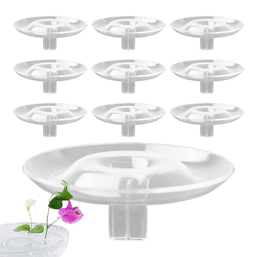 TYUKXJH Support Flottant pour Fleurs - Support d'exposition Flottant pour Fleurs - Lot de 10 organisateurs de tiges | Décoration pour Aquarium et Maison