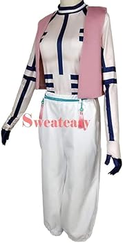 猗窩座　コスプレ衣装セット　ウィッグ付き Amazon.co.jp: [HAOCHU] コスプレ衣装 衣装+かつら+タトゥー