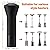 BROSYDA Patio Heater Covers with Zipper and Storage Bag for Outdoor Heaters, Waterproof, Snow-Resistant, Dust-Proof Covers for Propane Patio Heater, Black (89'' Height x 33" Dome x 19" Base)