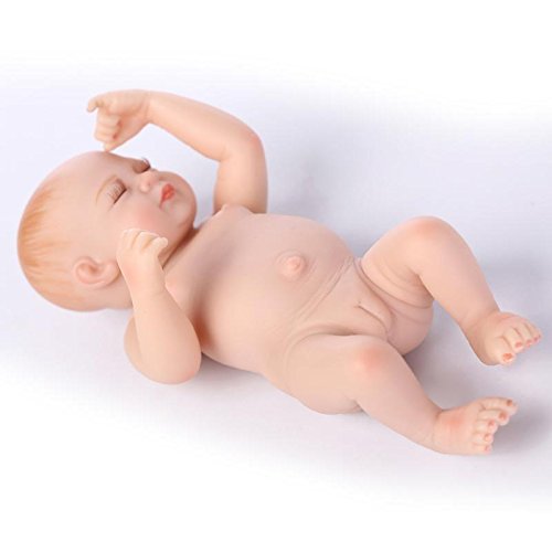 iCradle Reborn Baby Dolls 26 cm Mini Full Body Soft Silikon Baby Realistische Neugeborene Baby Mädchen Puppen Handmade Toy Cute Xmas Birthday Gift – Bild 7