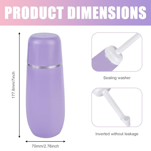 2 Stück Po Dusche Portable Bidet Tragbares Bidet, 400ml Peri Bottle Popodusche Podusche Hand-Reise-Bidet Moderne Po-Dusche Peri Bottle für Postpartale Perinealpflege, Hämorrhoidenbehandlung