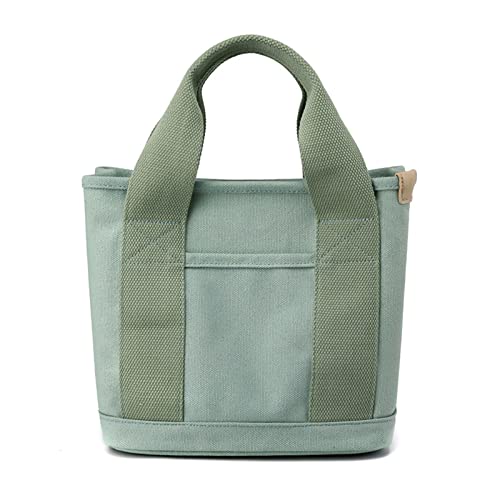 Tinkertechus Bag, Tote Bag Crossbody Bag with Large Capacity, Multi-pocket Zippered Canvas Shoulder Bag