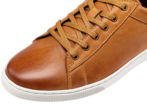 Image of Jousen Men's Casual Shoes Business Leather Dress Sneakers | Breathable Upper, Lightweight Build, Fashion Styling, Office Work, City Walking, Weekend Trip, Casual Gathering