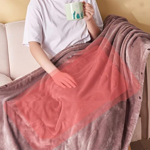 Couverture chauffante sans fil lavable en textile premium - 5