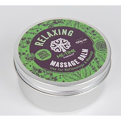 Relaxing Massage Balm|Reflexology Balm(Aromatherapy Oils - Lavender, Bergamot & Geranium) 100g - Me-Time Therapies Cover
