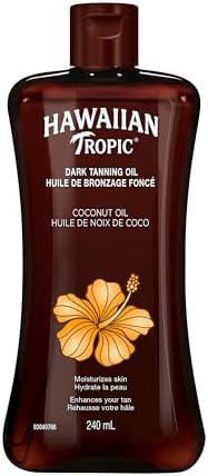 Hawaiian Tropic Moisturizing Dark Tanning Oil, 240ml
