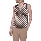 KARL LAGERFELD Paris Women's Top, Black Multi,Medium