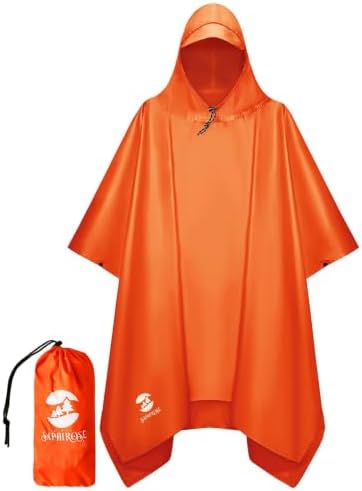 SaphiRose Unisex Rain Coat Cape Coat