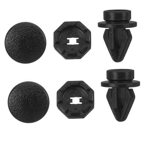 Luxshiny 2 Sets Sturdy Plastic Roof Rack Clamp Fixing Buckles Easy to Install Bracket Clips for Secure Luggage Automotive Accessory Compatible with Nissan